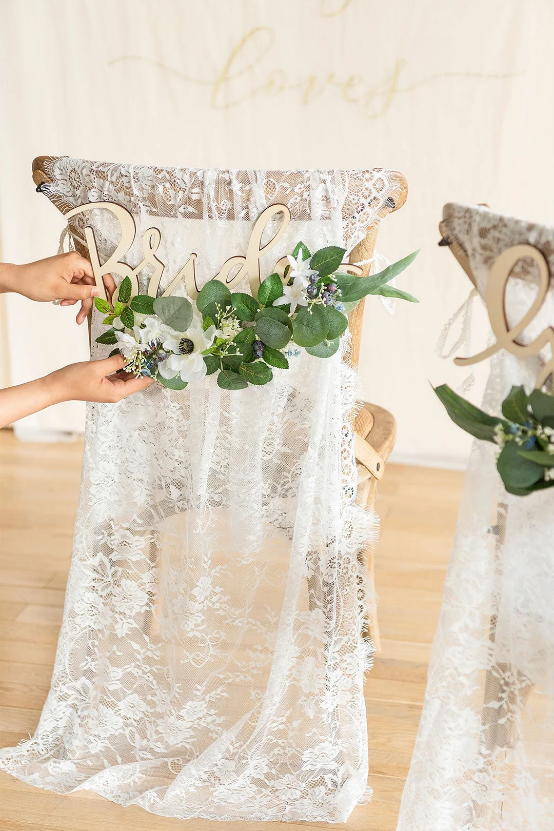 Couple Chair Floral Decor