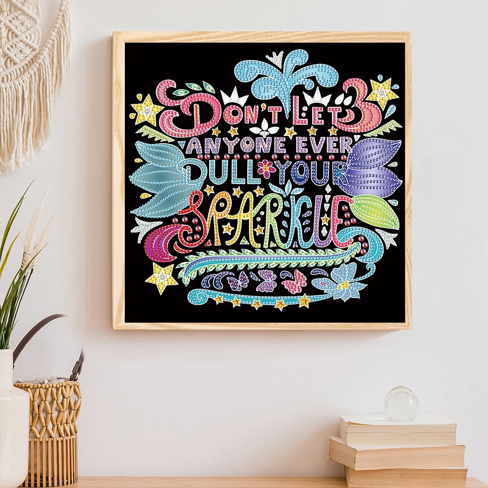 Diamond Painting - Partial Special Shaped Drill - English(Canvas|30*30cm)