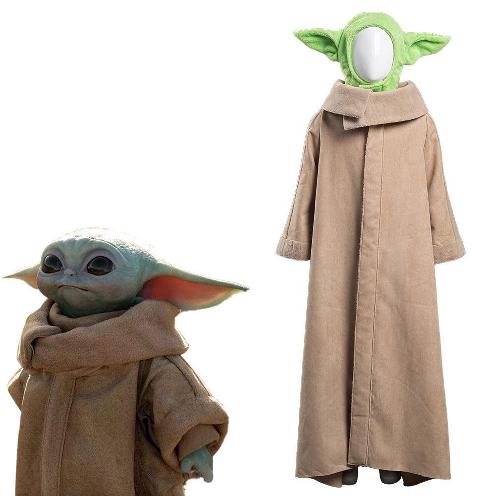 The Mandalorian - Baby Yoda Kinder Kostüm Cosplay Kostüm Robe Outfits Halloween Karneval Kostüm