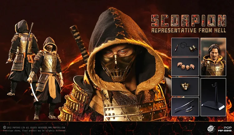 In-stock POPToys Warrior Scorpion 1/6 Scale Action Figure EX049 In-stock POPToys Warrior Scorpion 1/6 Scale Action Figure EX049