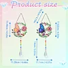 2pcs Butterfly Diamond Painting Double-sided Crystal Window Suncatcher Craft Set Birthday Gifts Home Garden Decor Hanging Kit