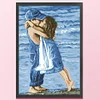 Bead Embroidery - Partial Printed 9CT Childhood Sweethearts(36x53 CM)