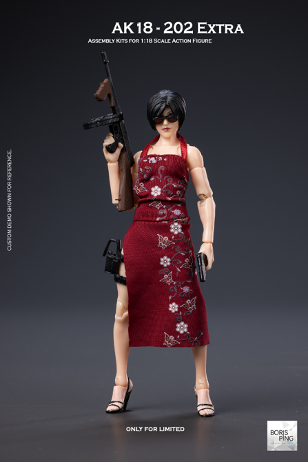 BorisPing Toys-AK18 Series 1/18 action figure Wave 2 &ndash; Agent Wang Extra -