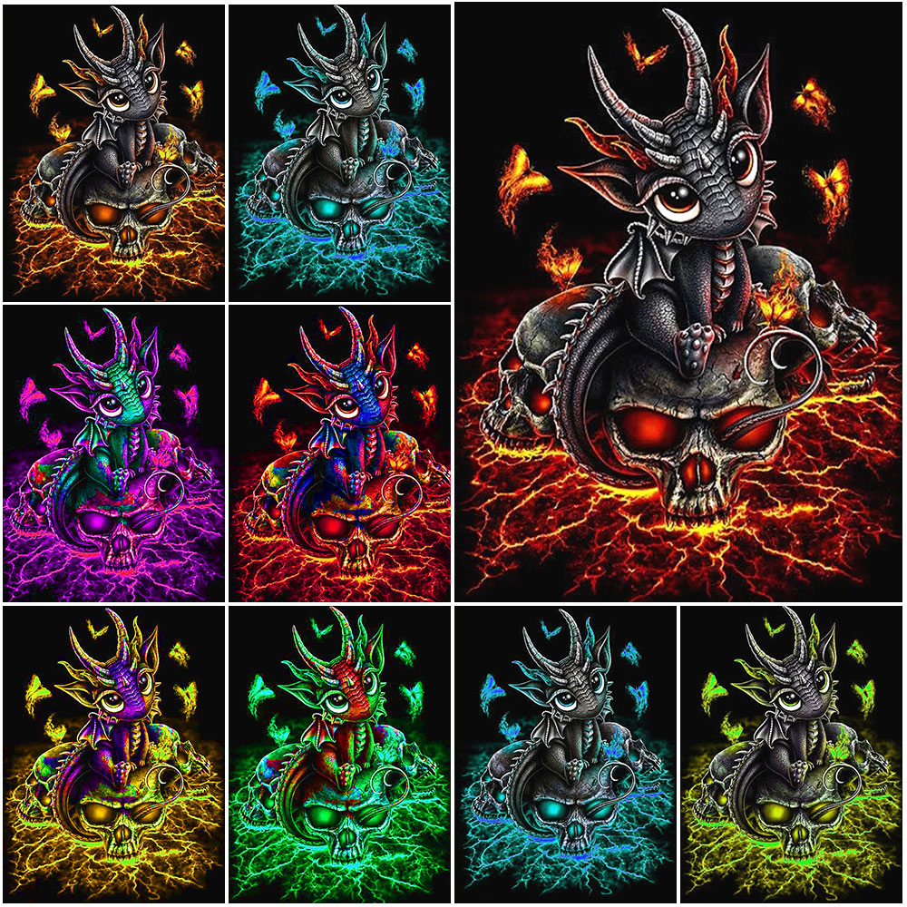 

Toothless - Round Drill Diamond Painting - 30*40CM, 30*40cm2, 501 Original