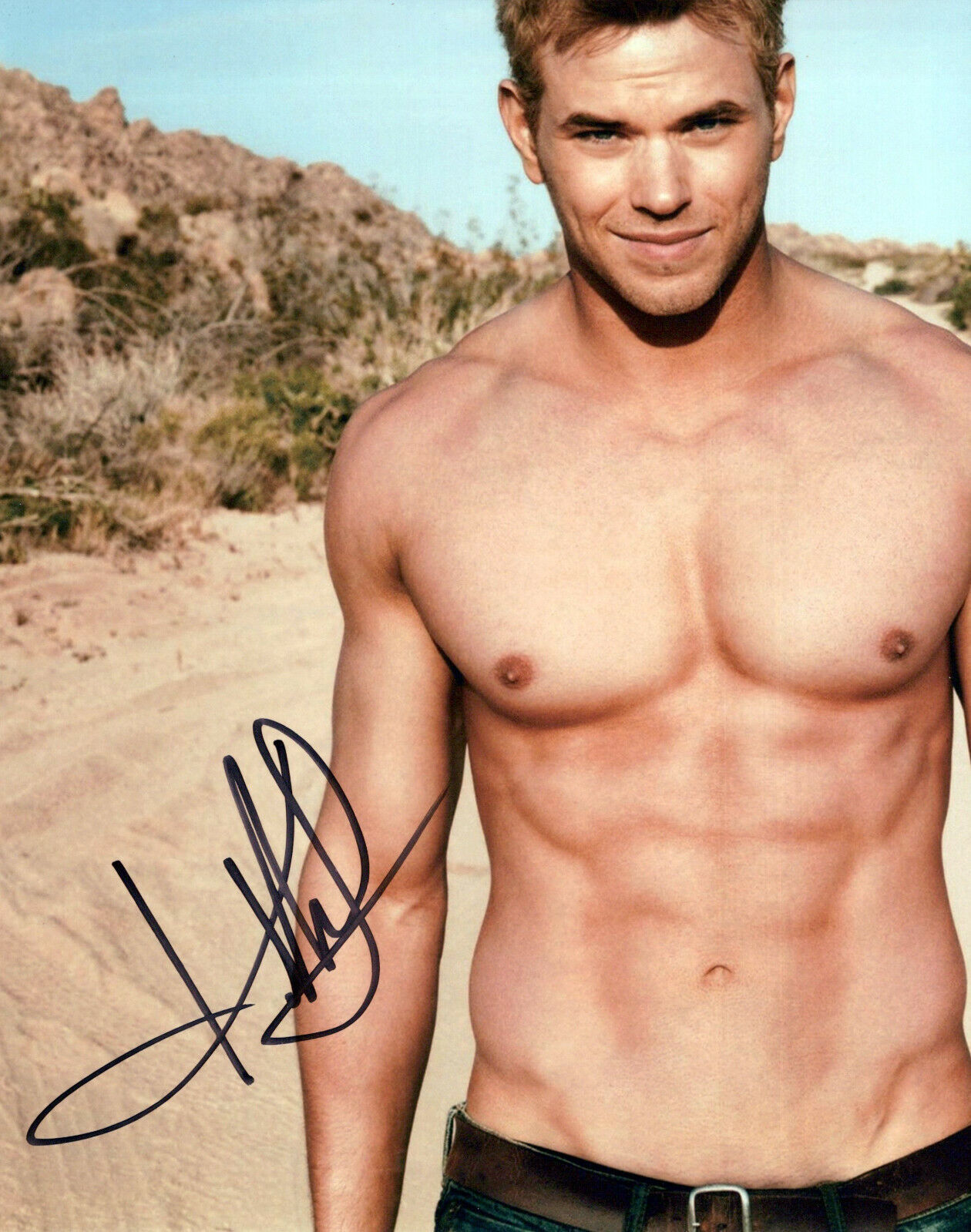 Kellan Lutz head shot autographed Photo Poster painting signed 8x10 #5