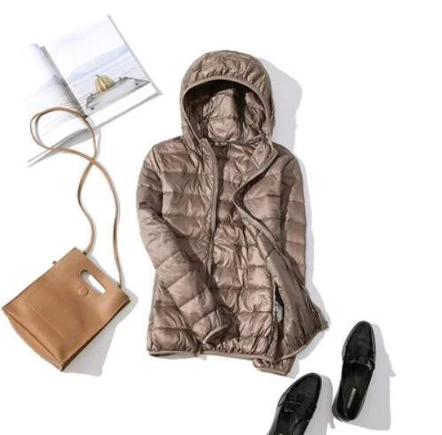 2020 New Spring Down jacket Women 90% White Duck Down Coat Ultra Light Warm Coat Female Portable Plus Size Down Jacket Winter