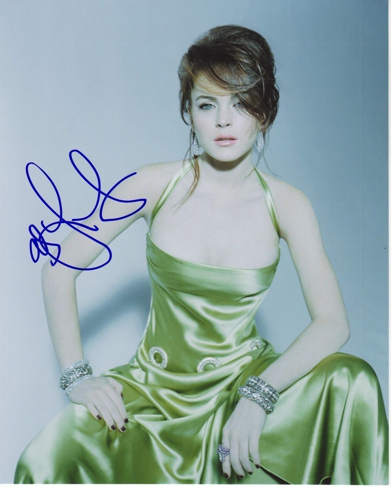 LINDSAY LOHAN AUTOGRAPH SIGNED PP Photo Poster painting POSTER