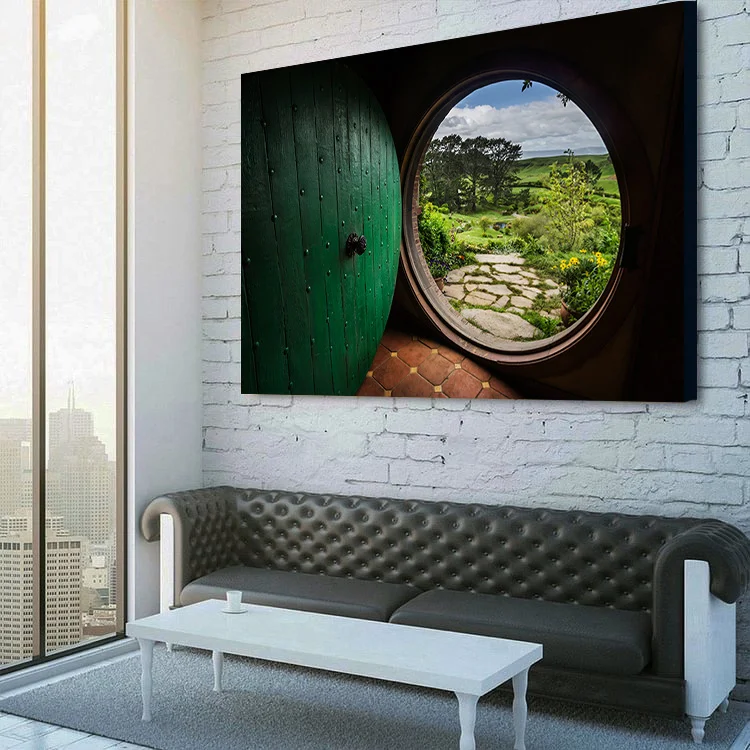 Hobbiton Canvas, Wall Stickers, Canvas Shire