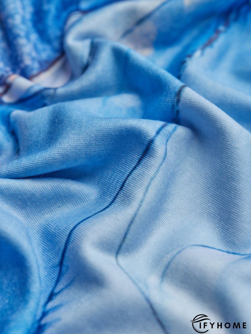 Abstract Short Sleeve Square Neck Casual Dress | IFYHOME