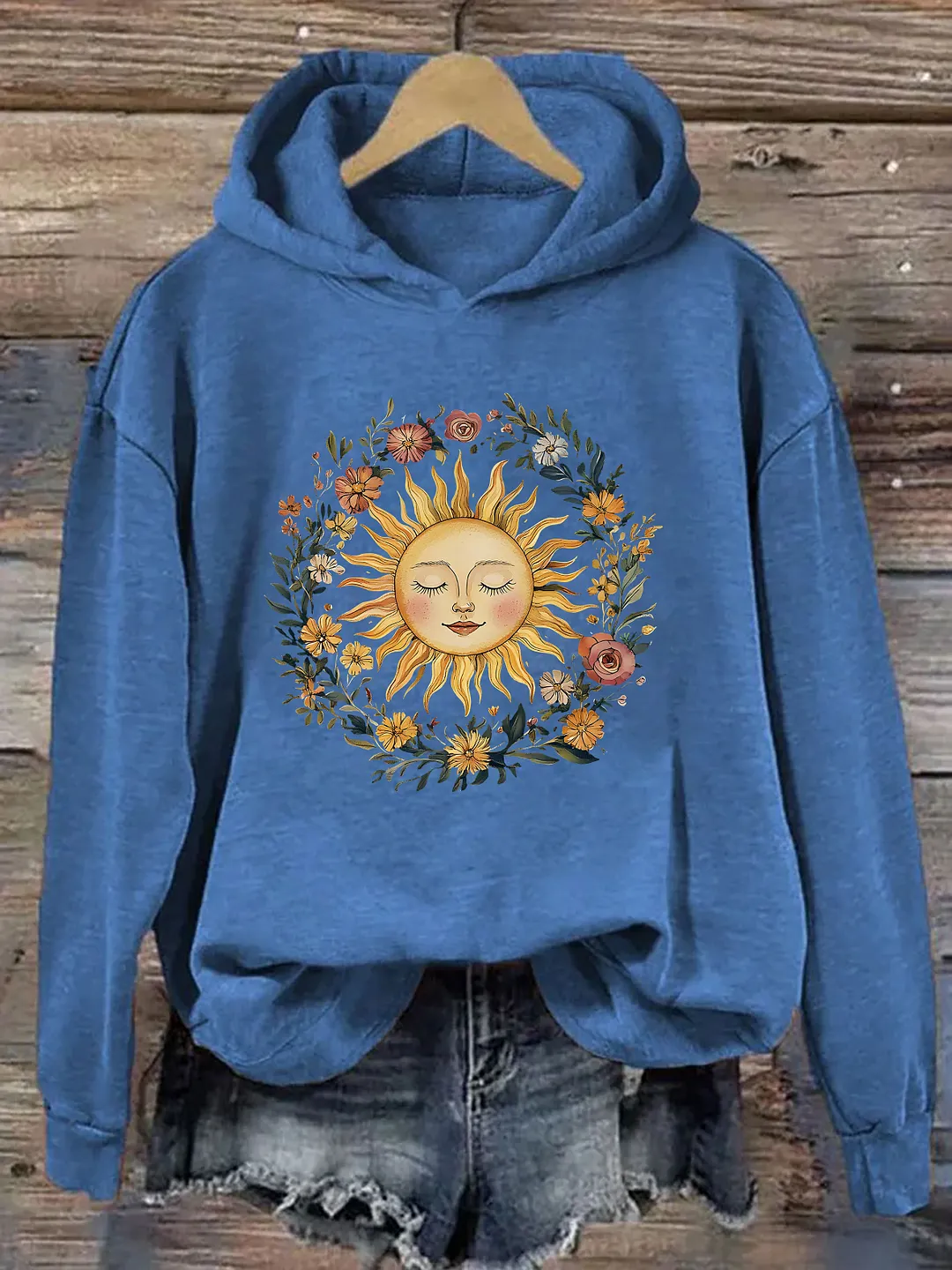 Boho Spiritual Sun Hoodie