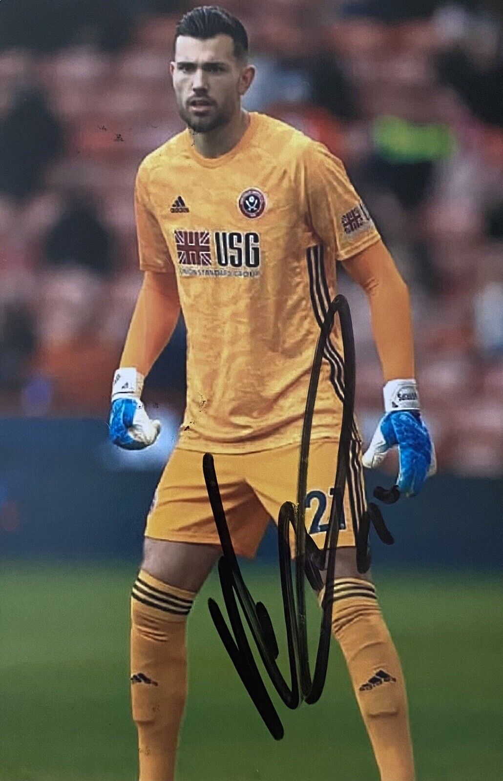 Michael Verrips Genuine Hand Signed Sheffield United 6X4 Photo Poster painting