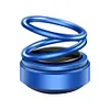 Solar Powered Aroma Diffuser Rotating Suspension Double Ring Car Perfume for Car