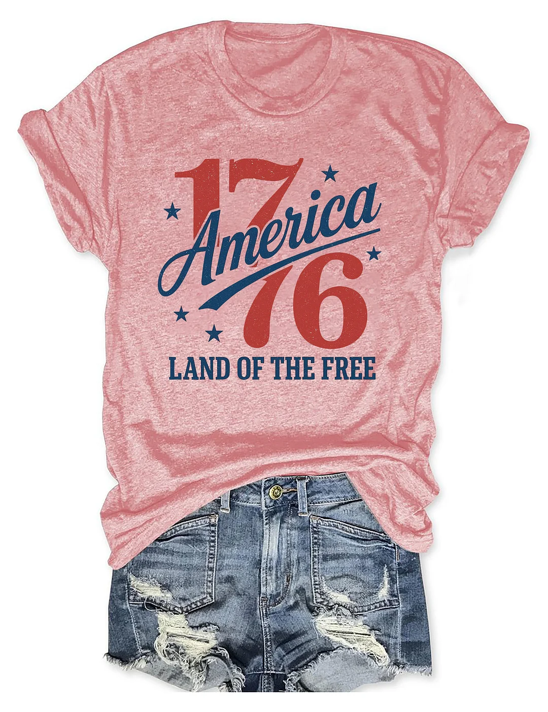 1776 America Land Of The Free T-shirt