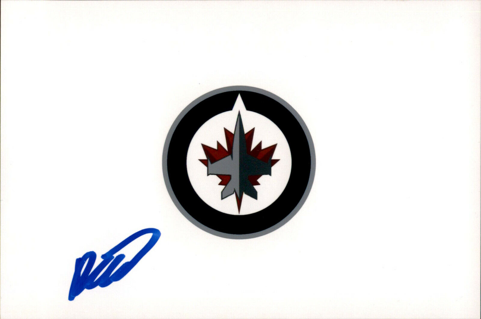 David Gustafsson SIGNED 4x6 Photo Poster painting TEAM SWEDEN / WINNIPEG JETS #5