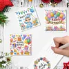 uk.everydayedeals 6Pcs DIY Diamond Painting Greeting Card - Christmas Happy Birthday