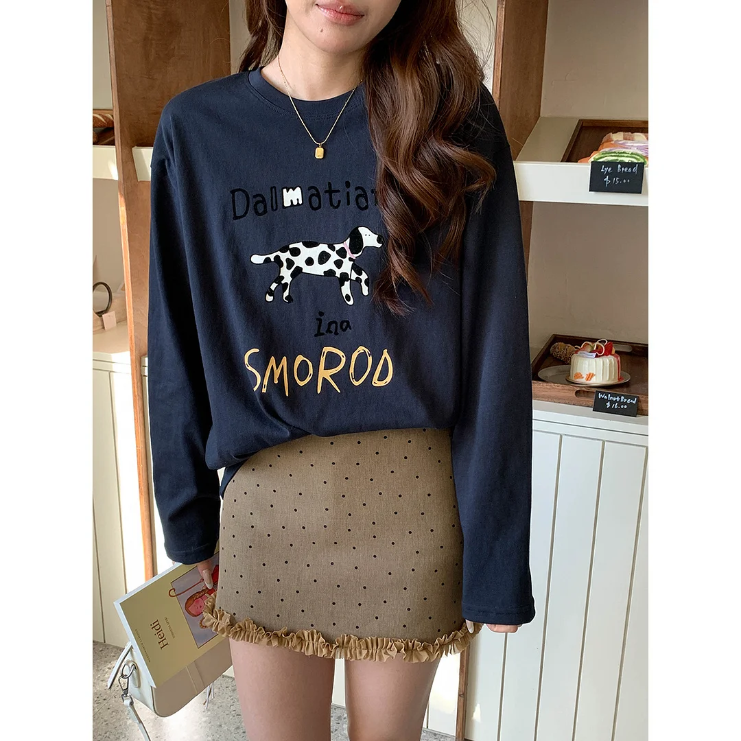 Sdrawing Sdrawing Morning With Chest Pad Temperament Generous Collar Slings Mid-Early Autumn New ZY1464