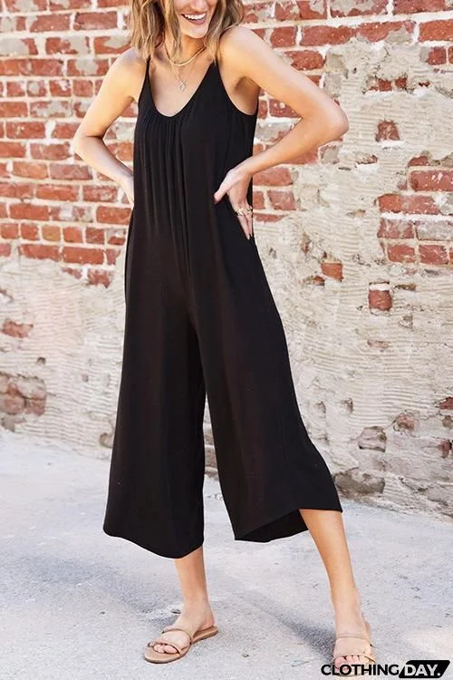 Chill Out Micro Rib Slip Jumpsuit