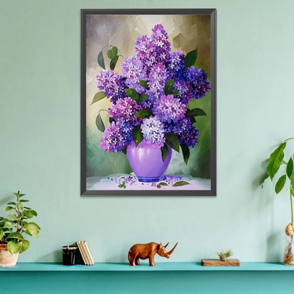 11ct Stamped Cross Stitch - Flower(40*50cm)