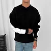 Stylish And Casual Color-blocked Sweatshirt by Inlyline