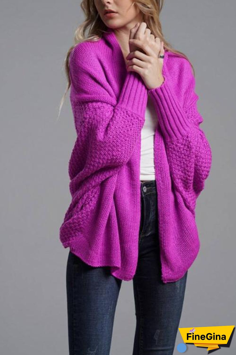 Commuter Bat Sleeve Cardigan