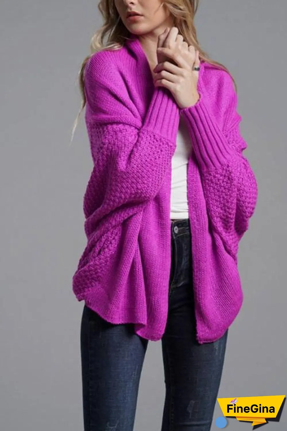 Commuter Bat Sleeve Cardigan