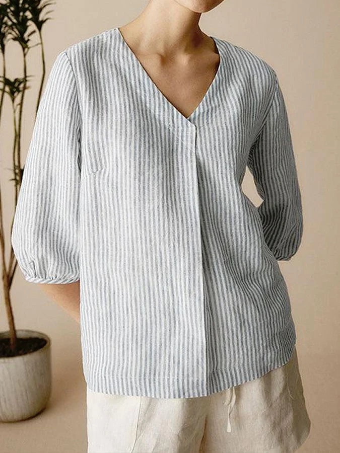 Women's Striped Casual Shirt