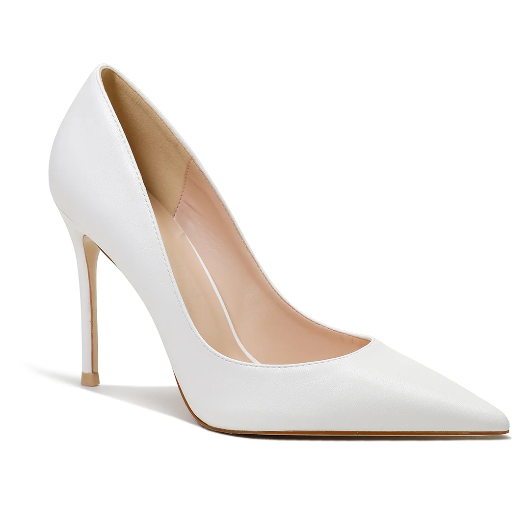 100mm Pumps High Heels Party Daily Women Shoes-MERUMOTE