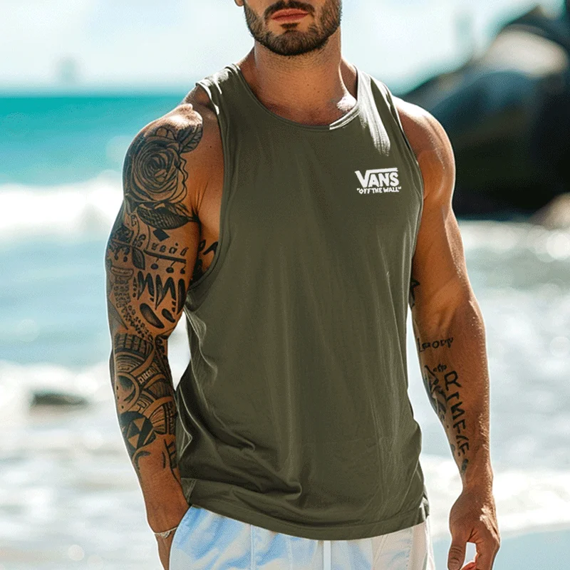 Stylish Sleeveless Tank Top For Summer Beach Adventures