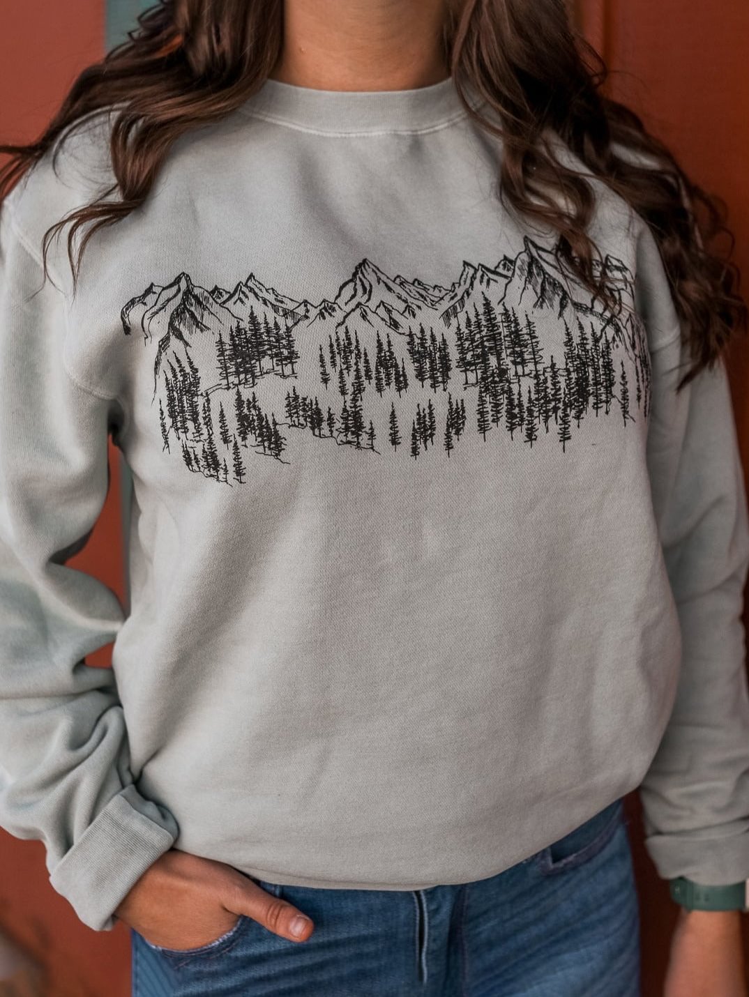 Forest Printed Women's Sweatshirt in  mildstyles