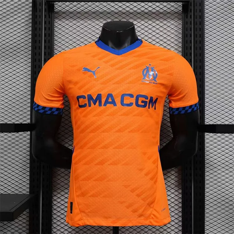 2024-25 Marseille Second Away Football Shirt - Player Edition