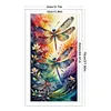 Dragonfly-14CT Stamped Cross Stitch 40*70cm(Big Size)