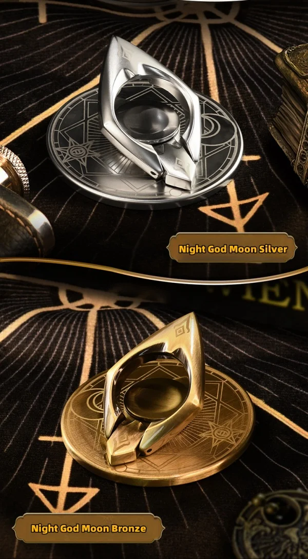 360&deg; Rotating Ring Buckle Cool Fidget Gyroscope Magnetic Bracket