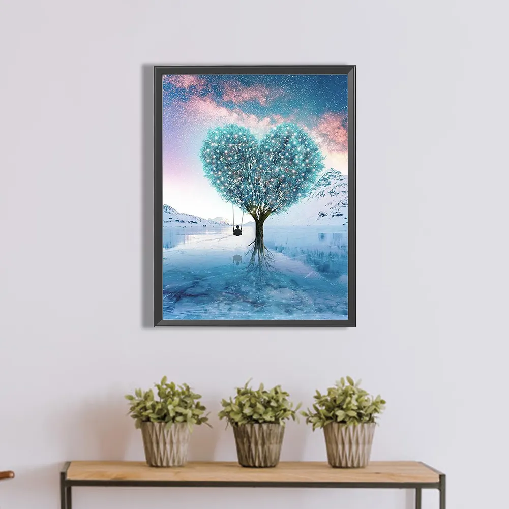 Full Round Diamond Painting 30*40cm - Strange Tree