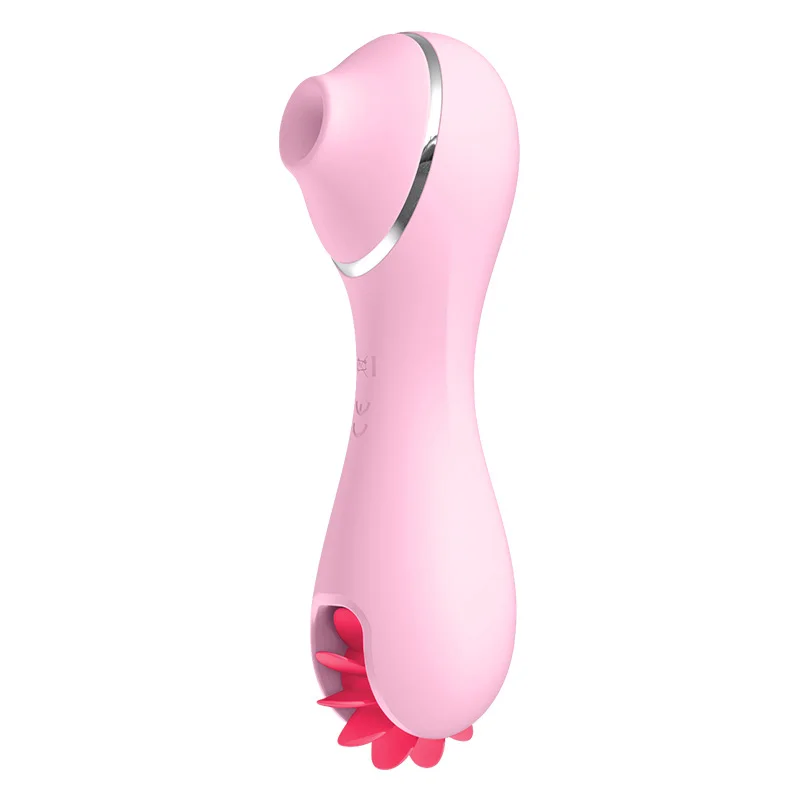 Spin Licking Warming Second Tide Massage Masturbator - Rose Toy