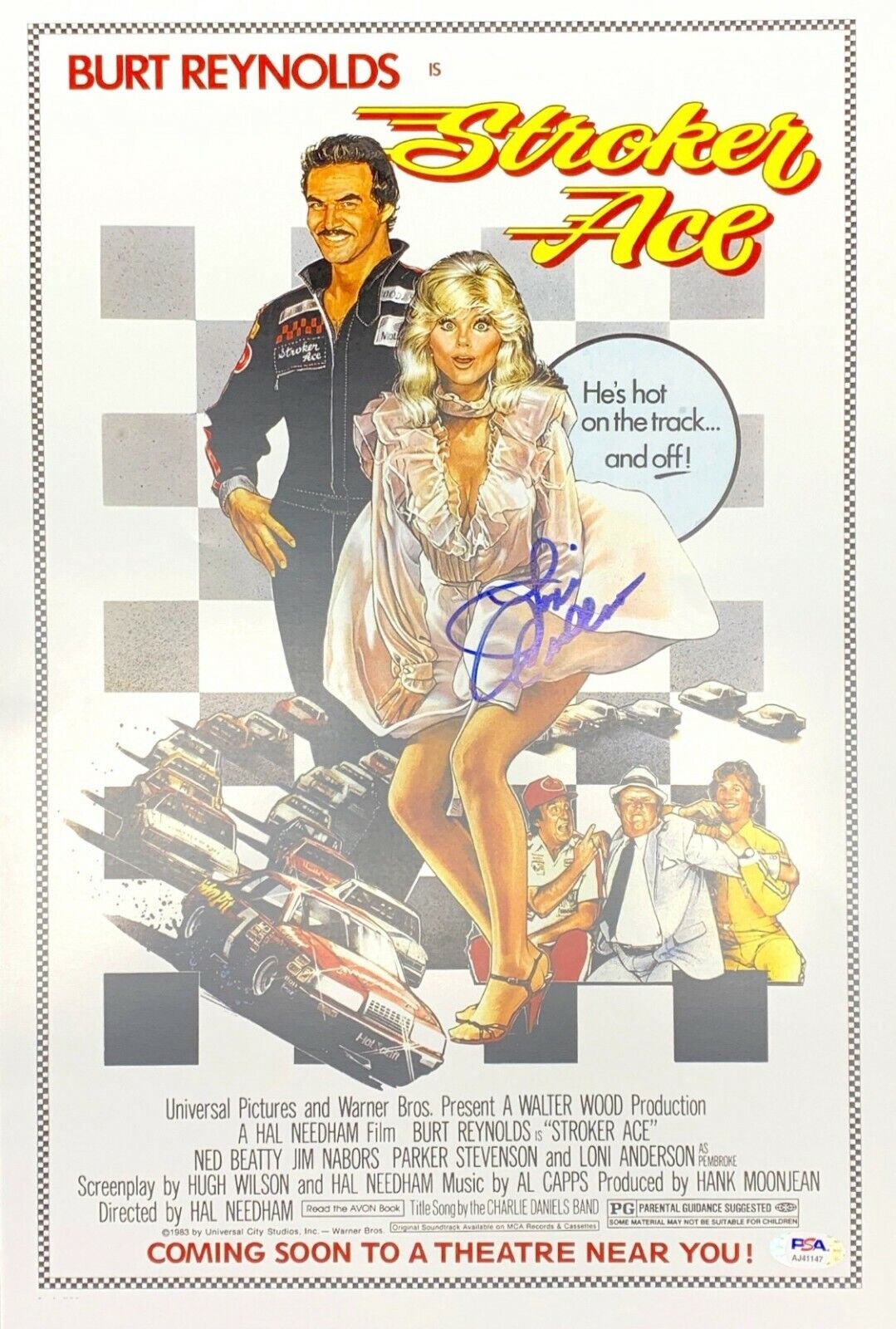 Loni Anderson Signed Stroker Ace