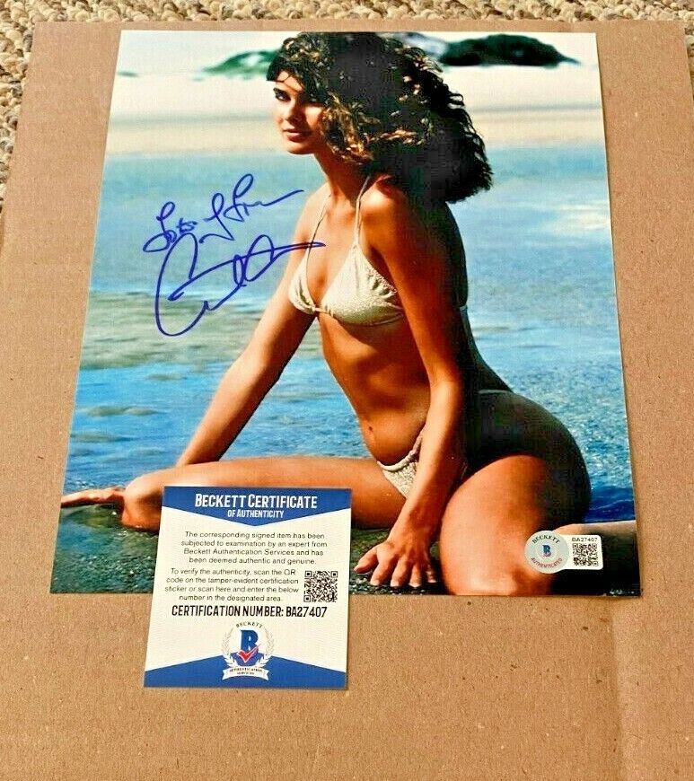 CAROL ALT SIGNED 8X10 Photo Poster painting BECKET CERTIFIED BAS MODEL