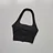 Bayuyun Summer New Sexy Hanging Neck with Chest Pads, Beautiful Back Sports Bra, Women's Light Luxury Fashion, Unique Pleated Sports Bra