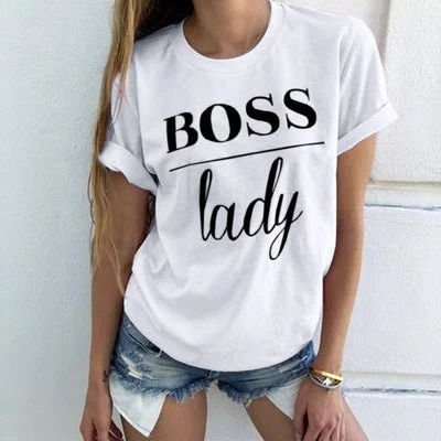 Boss Lady Printed T-shirt