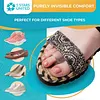 4-Pack Toes Spacers Clear Spreader For Bunion Corrector and Bunion Relief