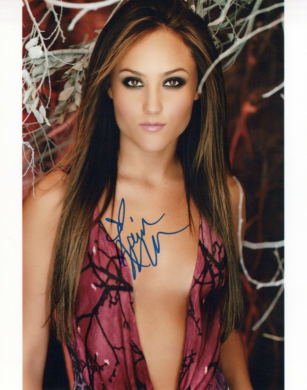 Lauren C. Mayhew glamour shot autographed Photo Poster painting signed 8x10 #2