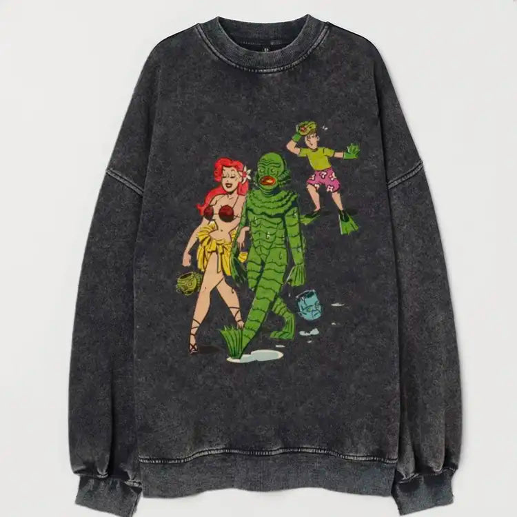 SPOOKY HALLOWEEN CASUAL SWEATSHIRT