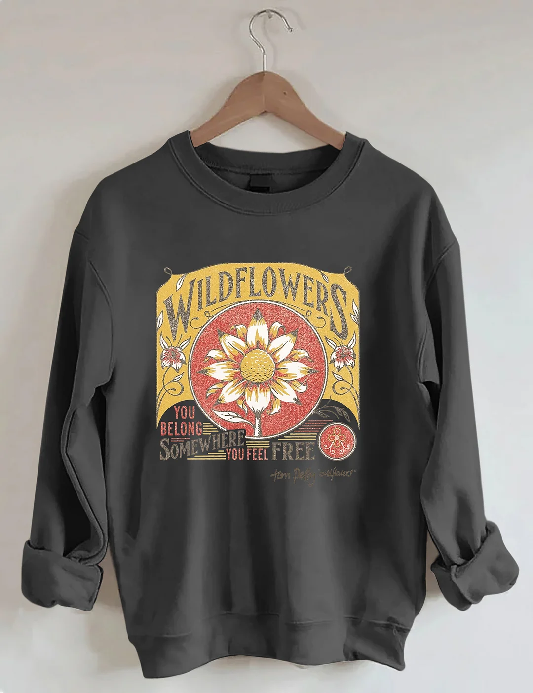 Tom Petty Wildflowers Natural Sweatshirt