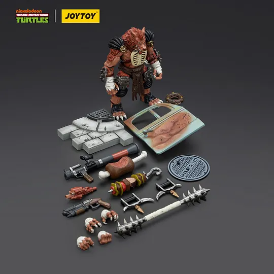 JOYTOY Warhammer 40K 1/18 Action Figure - Tokka (TMNT) - Colore Verde, Dipinta