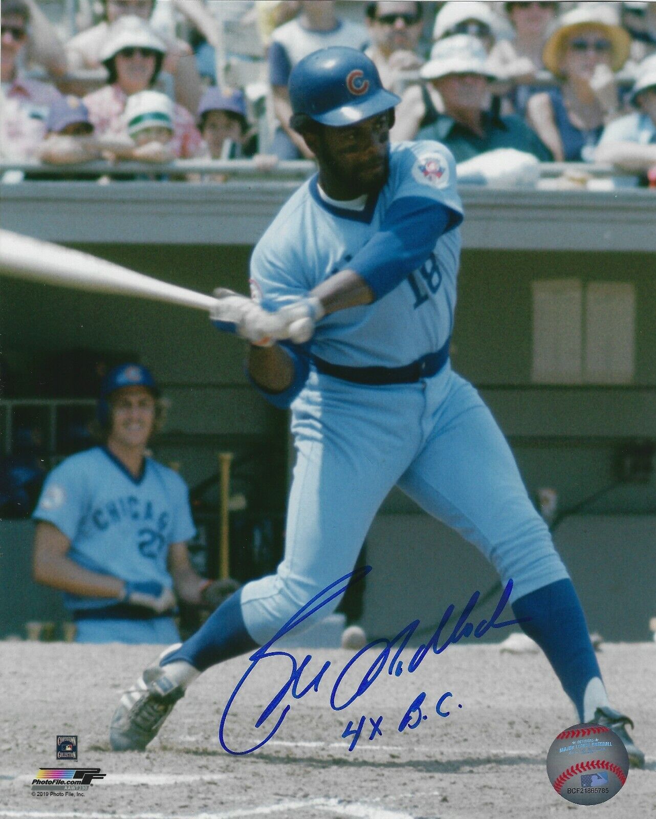 Signed 8x10 BILL MADLOCK 4x BC