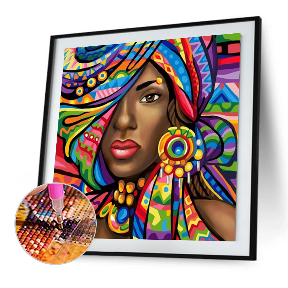 

Graffiti Woman - Round/Square Drill Diamond Painting - 30*30CM, Square diamond 30*30cm, 501 Original