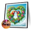 Papagei - speziell geformtes Diamantgemälde - 30*30cm