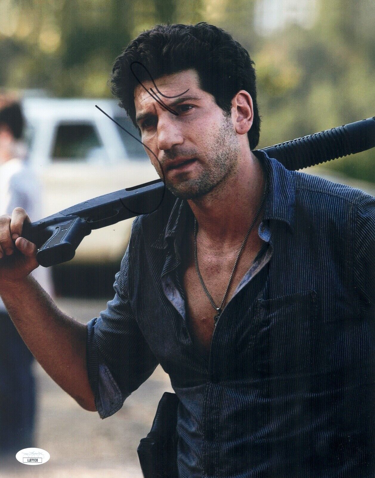 JON BERNTHAL Signed THE WALKING DEAD 11x14 Photo Poster painting Autograph JSA COA Cert