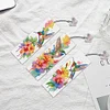 3Pcs Diamond Painting Hummingbird Flower Bookmarks Kits for Bookworms