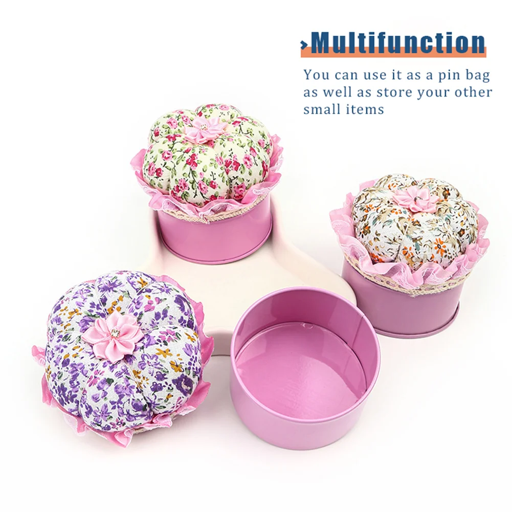 Needle Thread Storage Box Multifunction Sewing Kits Box Lace Box Pincushion Case