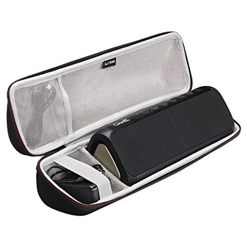 LTGEM Case for Cambridge SoundWorks OontZ Angle 3XL or 3XL Ultra Portable Wireless Large Bluetooth Speaker with Mesh Pocket for Cable.